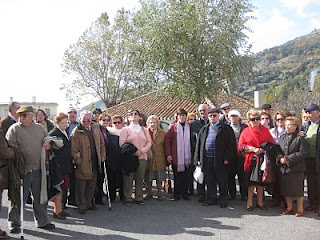 Foto de grupo de los jubilados afiliados de Granada