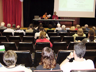 Salón de actos de la Delegación Territorial en la conferencia sobre Internet