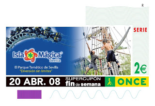 Supercupón del domino 20 de abril dedicado a Isla Mágica