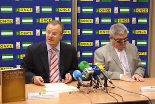 Delegado territorial y director en Jerez en la rueda de prensa de Jerez