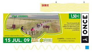 15 de julio, cupón dedicado a las Vías Verdes de la Campiña cordobesa