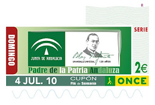 Cupón del 4 de julio dedicado al 125 aniversario de Blas Infante
