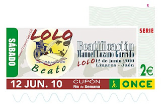 Cupón de Fin de Semana del sábado 12 de junio dedicado a la beatificación de Lolo