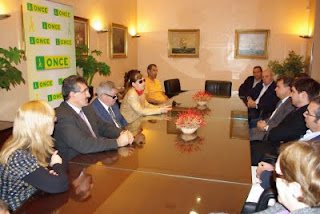 Reunión del director de la ONCE con los representantes de los distintos sectores jerezanos