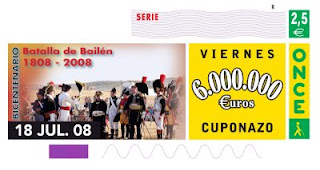 El Cuponazo del 18 de julio está dedicado al Bicentenario de la Batalla de Bailén