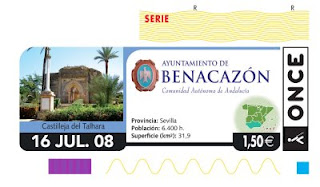 Cupón del 16 de julio dedicado al municipio de Benacazón