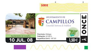 Cupón del 10 de julio dedicado a Campillos (Málaga)