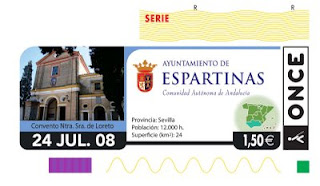 Cupón del 24, dedicado a Espartinas