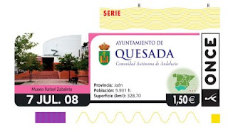 7 de julio, cupón dedicado a Quesada (Jaén)