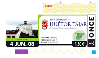 Cupón del 4 de junio dedicado a Huétor Tájar (Granada)