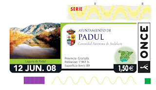 Cupón del 12 de junio dedicado a Padul (Granada)