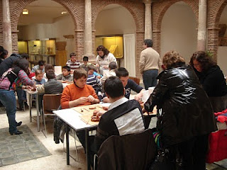 Vista general del taller de plástica en el interior del Museo