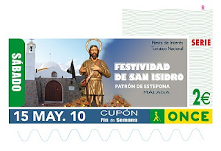 Cupón del sábado 15 de mayo, San Isidro, patrón de Estepona