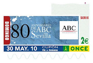Cupón del domingo 30, dedicado al 80 aniversario del ABC de Sevilla