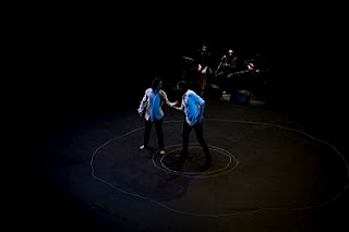 José Galán y Daniel Parejo juntos en una de las coreografías