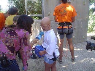 Manolo fue foco de atención para las cámaras de TVE