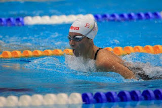 Marta Gómez compitiendo durante una de las pruebas