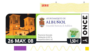 Cupón del 26 de mayo, dedicado a Albuñol