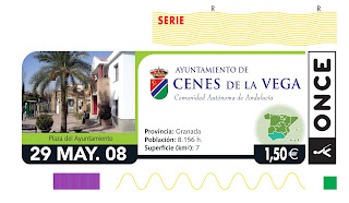 Cupón del 29 de mayo, dedicado a Cenes de la Vega