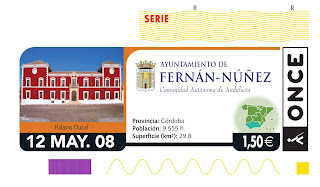 Cupón del 12 de mayo, dedicado a Fernán-Núñez