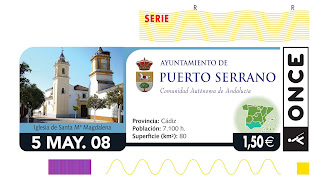 Cupón del 5 de mayo, dedicado a Puerto Serrano