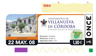 Cupón del 22 de mayo, dedicado a Villanueva de Córdoba