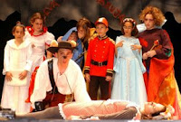 Imagen de una representación teatral del grupo gaditano