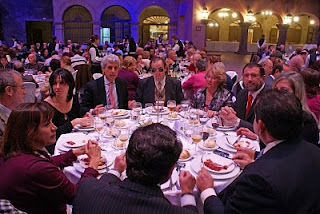 La vicepresidenta primera del Consejo Territorial con representantes de CajaSol