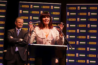 Un momento de la intervención de Micaela Navarro junto a Patricio Cárceles