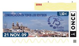 Cupón del sábado 21 de noviembre, dedicado al 75 aniversario de Radio Jaén