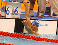 El nadador gaditano, Sebastián Rodríguez, en el agua