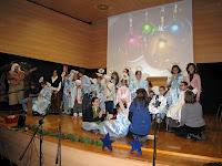 Imagen de una de las actuaciones musicales de los alumnos