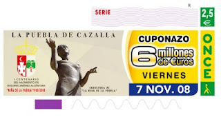 El Cuponazo del 7 de noviembre se dedica al centenario de La Niña de la Puebla
