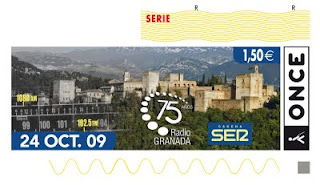Sábado 24 de octubre, cupón dedicado al 75 aniversario de Radio Granada