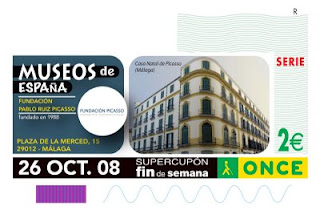 Supercupón del 26 de octubre dedicado a la Fundación Pablo Ruiz Picasso con sede en Málaga