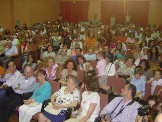 El salón de actos de la Delegación se llenó de público en todas las funciones