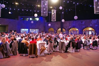 Aspecto general del comedor de El Fuerte engalanado de Navidad