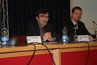 ALberto Durán en un momento de su intervención en la inauguración de la jornada