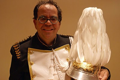 Juan Antonio Jiménez, miembro de la Banda de Tambores y Cornetas del Real Cuerpo de Bomberos de Málaga