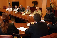 Imagen de un momento de la reunión de la Plataforma