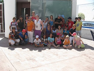 Foto de grupo de los asistentes al curso de pesca y medioambiente en Motril