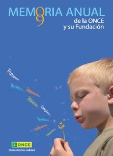 Portada de la Memoria de la ONCE 2009