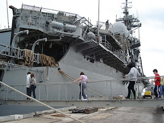 Imagen exterior del portaaviones