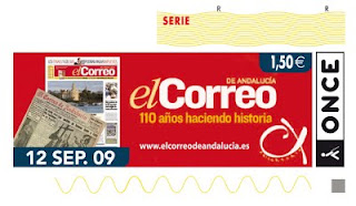 Cupón del 12 de septiembre, dedicado al 110 aniversario de El Correo de Andalucía