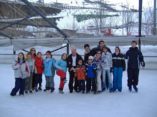 Foto de familia del curso de esquí