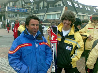 Imagen de Julián, feliz, en Sierra Nevada