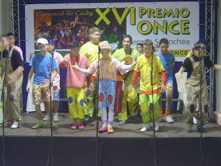 Actuación del grupo infantil