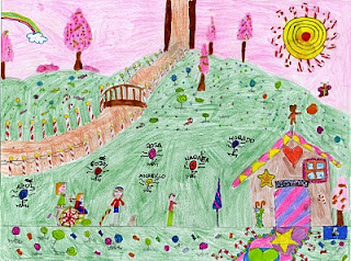 Imagen del dibujo ganador de la fase provincial en Sevilla, correspondiente a la categoría B