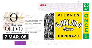 El Cuponazo del 7 de marzo se dedica a la exposición Tierras del Olivo que se está celebrando en Jaén, Úbeda, Baeza y Baena
