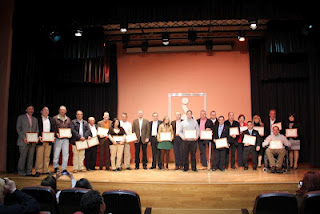 Imagen de todos los asistentes a la gala